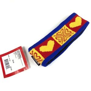NWT Obermeyer Wool - Fleece Hearts LOVE Headband